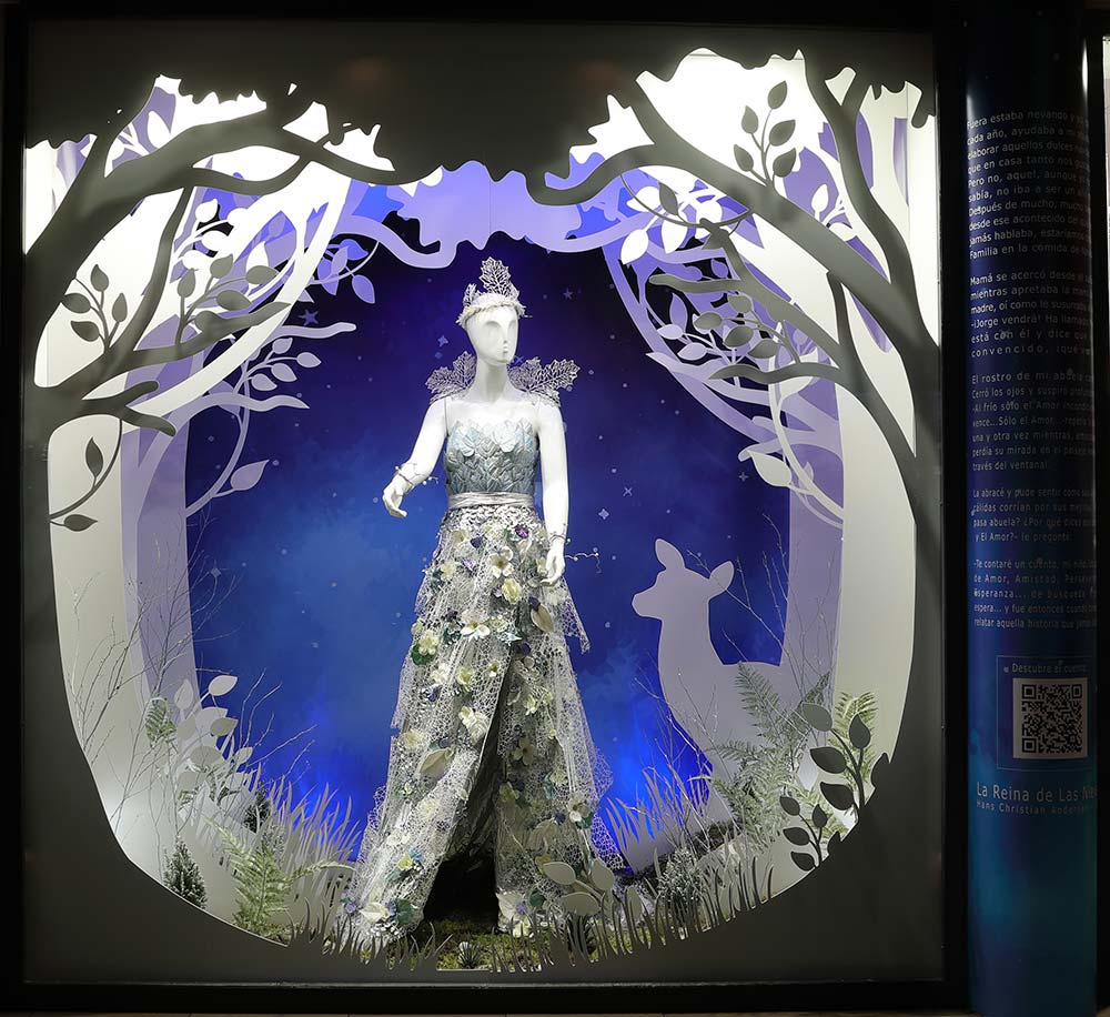 Floristería El Paraíso - Escaparate Navidad 2025